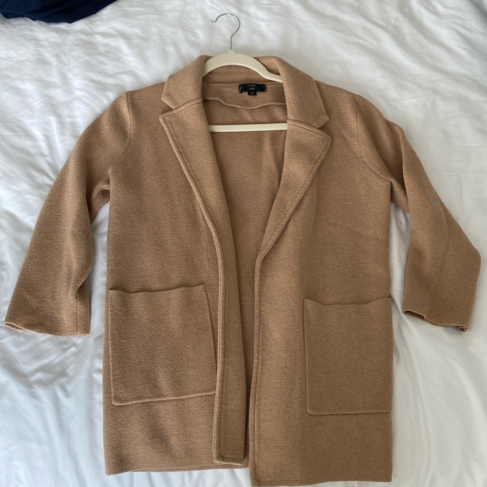 Jcrew sweater blazer